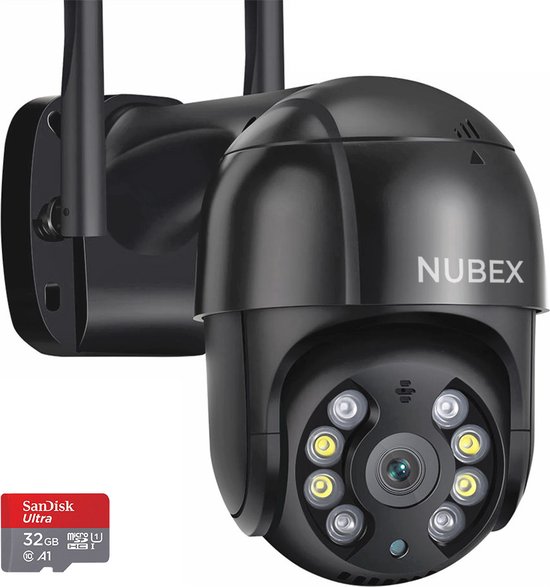 Caméra de surveillance PTZ extérieur Full HD WIFI accessible à distance  vision nocturne