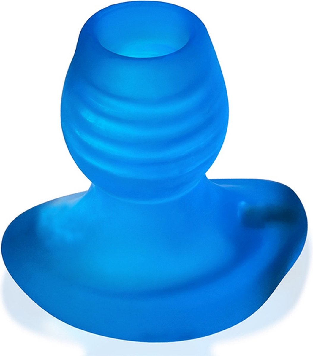Oxballs - Glowhole-1 Hollow Buttplug with Led Insert Blue Morph Small