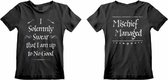 Harry Potter - Solemnly Swear Kids Tshirt - Kids tm 8 jaar - Zwart