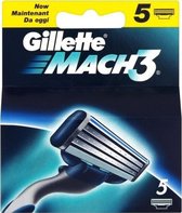 Gillette Mach 3 - 5 stuks - Scheermesjes