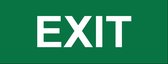 5x 200x75mm | Exit sticker met tekst sticker