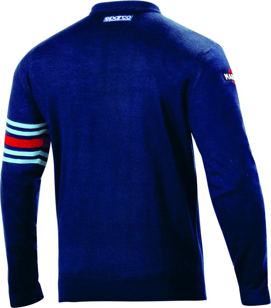 Sparco Martini Racing Wollen Sweater Martini Racing Sweater - Zwart - Marineblauw van Merkloos — afbeelding 2