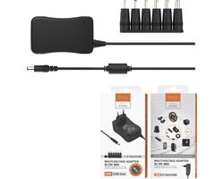 Moveteck Universeel Adapter oplader geschikt voor cameras, printers, ipads, lichts en meer - Multi-Voltage Adapter 3V-12V 30W - Universal adapter plug charger -