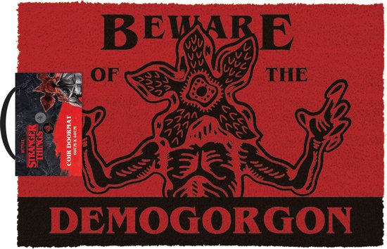 STRANGER THINGS 4 - Beware Demogorgon - Doormat