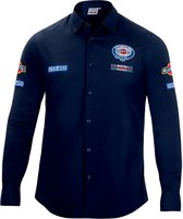 Sparco Martini Racing Overhemd - Marineblauw - Overhemd maat L