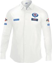 Sparco Martini Racing Overhemd - Wit - Overhemd maat XL