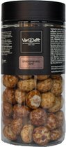 Van Delft - Stroopwafel Kruidnoten (60%) - 250gr - 25% meer chocolade - luxe pot - Sinterklaas geschenk - Pepernoten cadeau