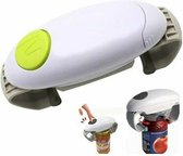 Elektrische Jar Opener-Sterke Automatische potopener- Handsfree en Minder Inspanning-6,8 x 2,5 inch-Wit/Groen-opener keukengereedschap