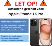 Screenprotector Geschikt voor iPhone 15 Pro Screenprotector Bescherm Glas - Screenprotector Geschikt voor iPhone 15 Pro Screen Protector Tempered Glass Full Screen Full Cover