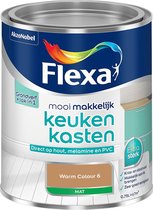 Flexa Mooi Makkelijk - Keukenkasten Mat - Warm Colour 6 - 0,75l