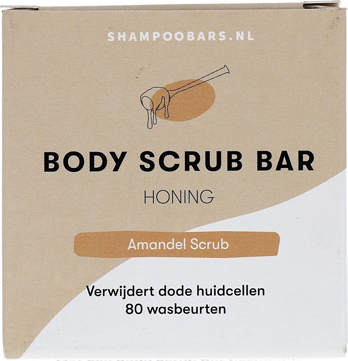 ShampooBars – Body Scrub Bar Honing – Lichaamsscrub Bar – 60 g