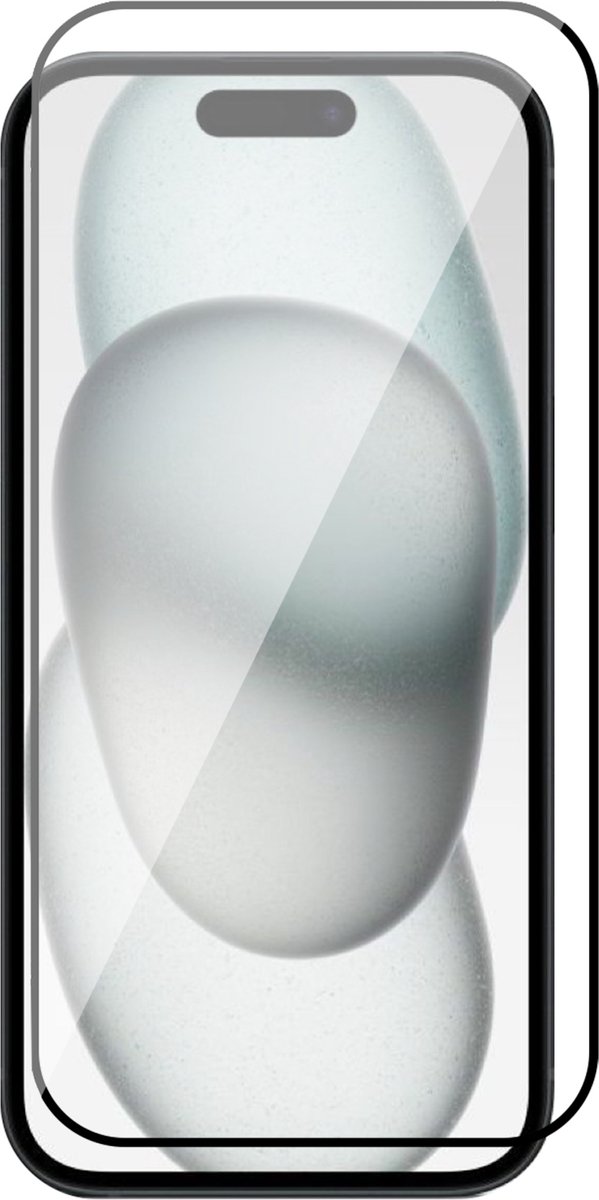Screenprotector geschikt voor iPhone 15 - Gehard Glas Screen Protector FullGuard