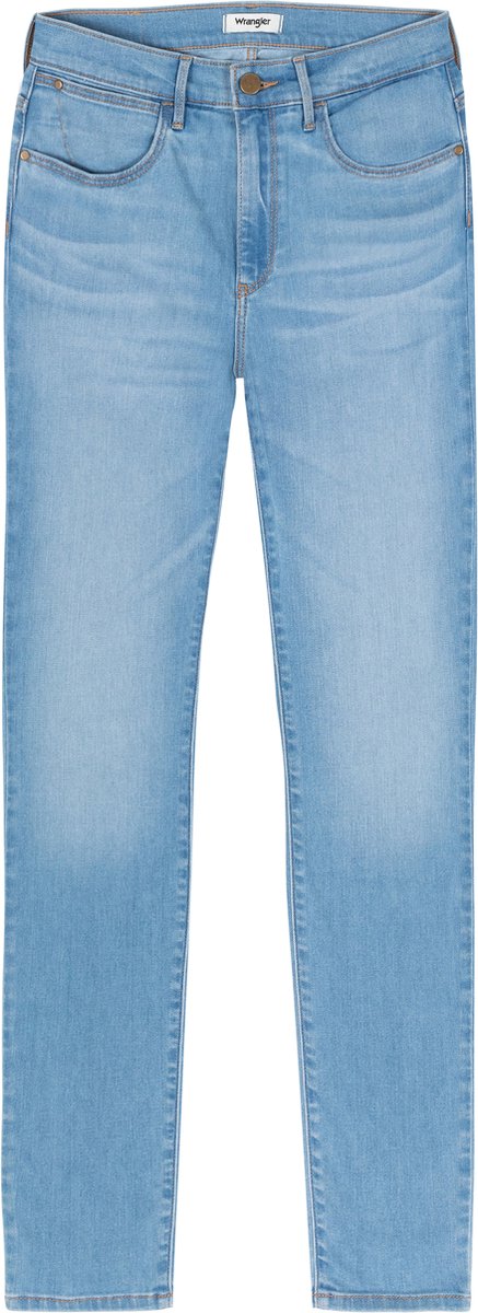 Wrangler HIGH SKINNY BROOKLYN W29 X L32 Blauw