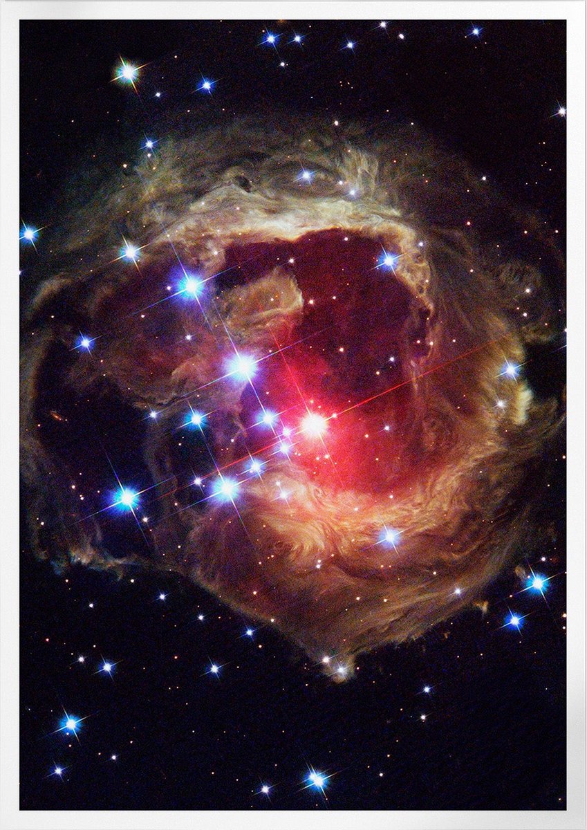 V838 Monocerotis Revisited | Space, Astronomie & Ruimtevaart Poster | B2: 50x70 cm