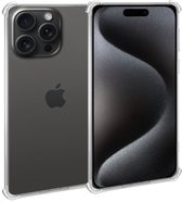 Geschikt voor iPhone 15 Pro Max Hoesje – Shock Proof Case – Cover Transparant