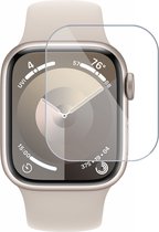 Screenprotector geschikt voor Apple Watch 9 41mm - Folie Screen Protector geschikt voor Apple Watch 9 41mm