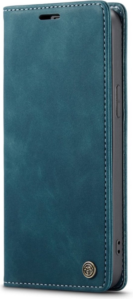 Caseme - Bookcase Groen - Apple Iphone 14 Hoesje