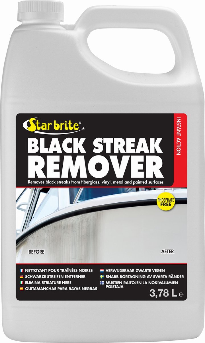 Star brite Zwarte Strepen Reiniger |Boot, Camper & Caravan 3,8l + 650ml gratis
