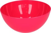 Plasticforte Serveerschaal/saladeschaal - D28 x H14 cm - kunststof - fuchsia roze - 4500 ml