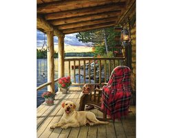 Cobble Hill puzzle 1000 pieces - Cabin porch