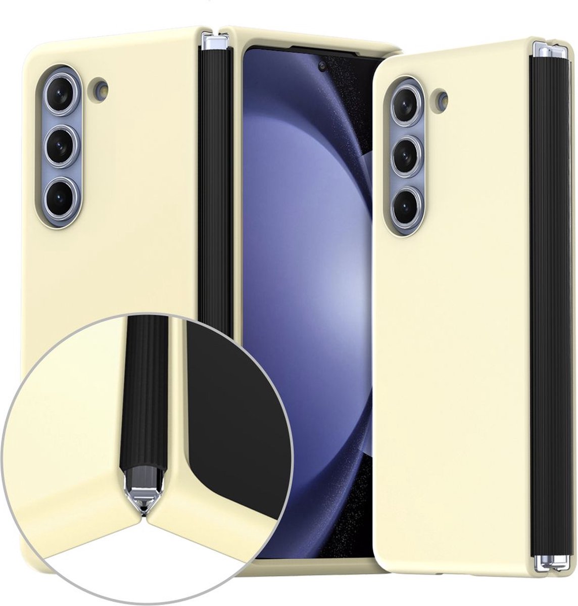 Araree case Aero Flex model – Galaxy Z Fold 5 – Cream color