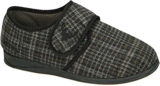 Padders -Heren - grijs donker - pantoffels & slippers