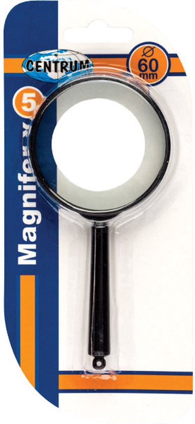 Centrum - Vergrootglas - Loep - Magnifier - Echt Glas - Ontdekken - Science - Explorer - Educatief - Lezen - Insecten - Kinderen - 13 cm - 60mm - Cadeau - Schoencadeau