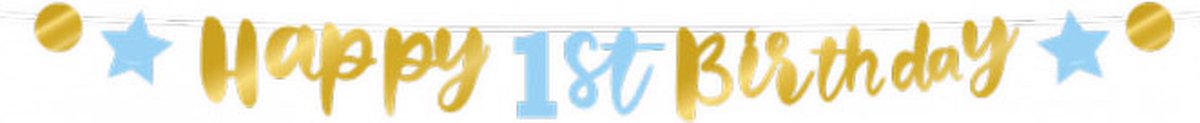 Paperdreams - Letterslinger First Birthday Boy