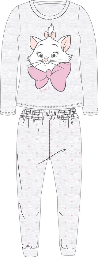 De Aristokatten Marie pyjama katoen grijs maat 110
