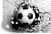 Fotobehang Voetbal - Effect 3D