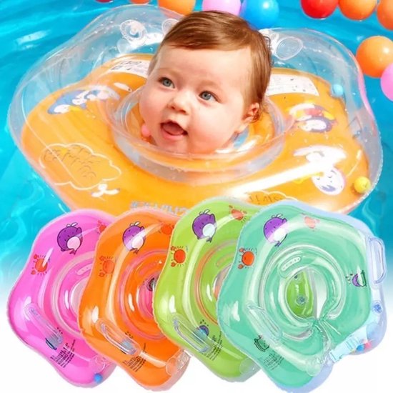 Zuigelingen Zwemmen Float Neck Ring Pasgeboren Baby Peuter Zwemmen Ring Nek Ring