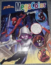 Spiderman - marvel - Boek spéciaux Nederland - Livre de coloriage Megacolor avec autocollants - art 400110