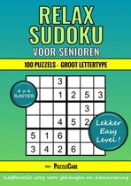 Sudoku Relax voor Senioren 6x6 Raster - 100 Puzzels Groot Lettertype - Lekker Easy Level!