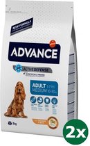 2x3 kg Advance medium adult hondenvoer