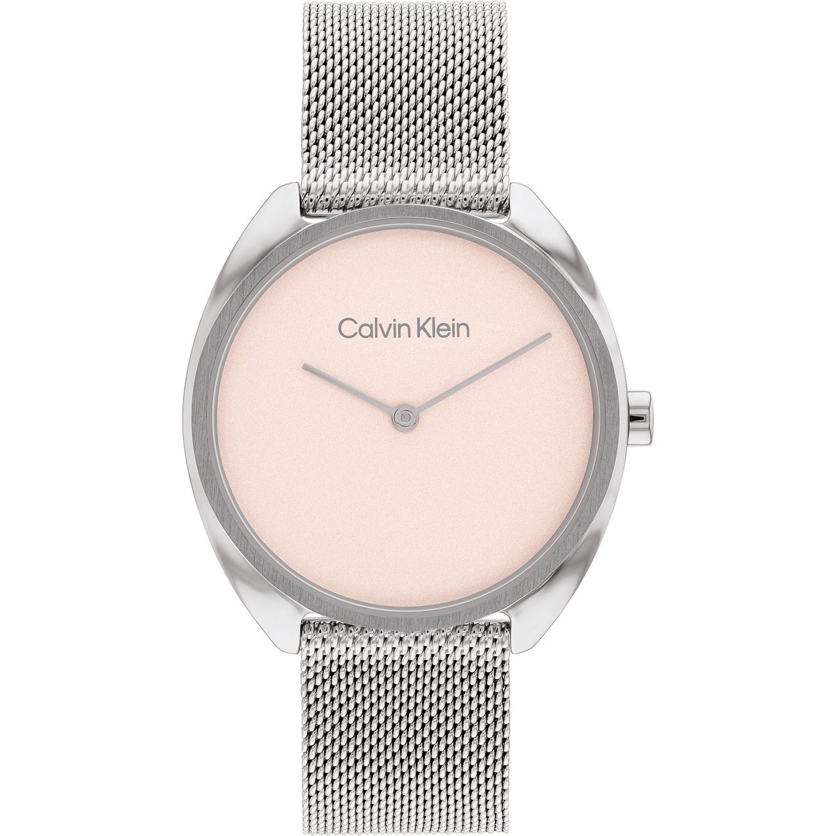 Calvin Klein CK25200269 CK ADORN Dames Horloge - Mineraalglas - Staal - Zilver - 34 mm breed - Quartz - Druksluiting - 3 ATM (spatwater)