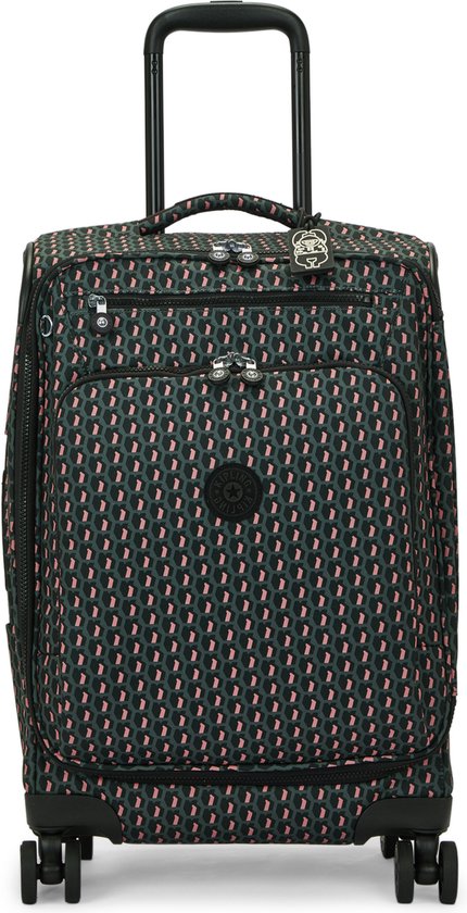 Kipling NEW YOURI SPIN S Reiskoffer, Handbagage (35 x 55 x 23 cm) - 3D K Pink