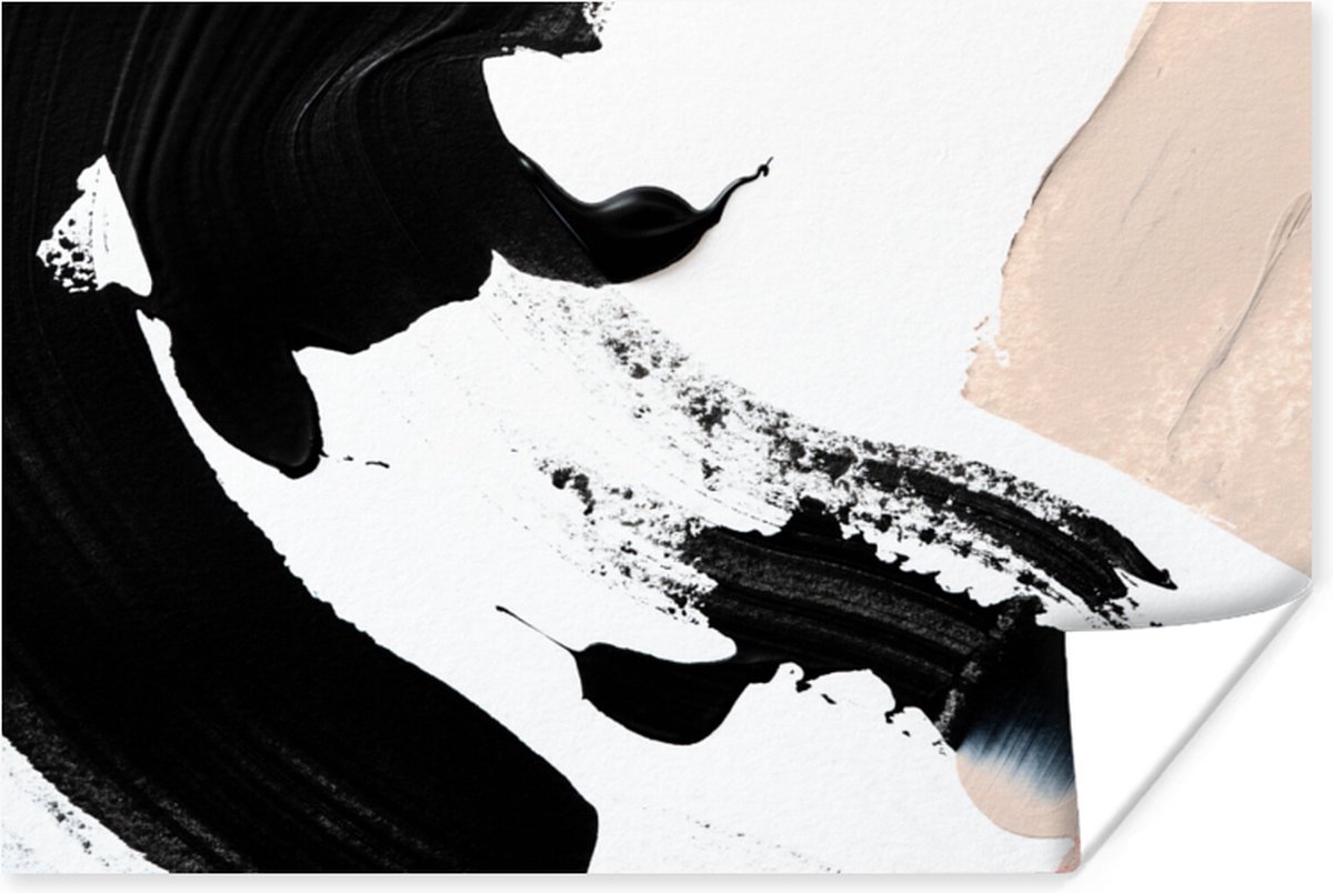 Poster Verf - Design - Abstract - 120x80 cm