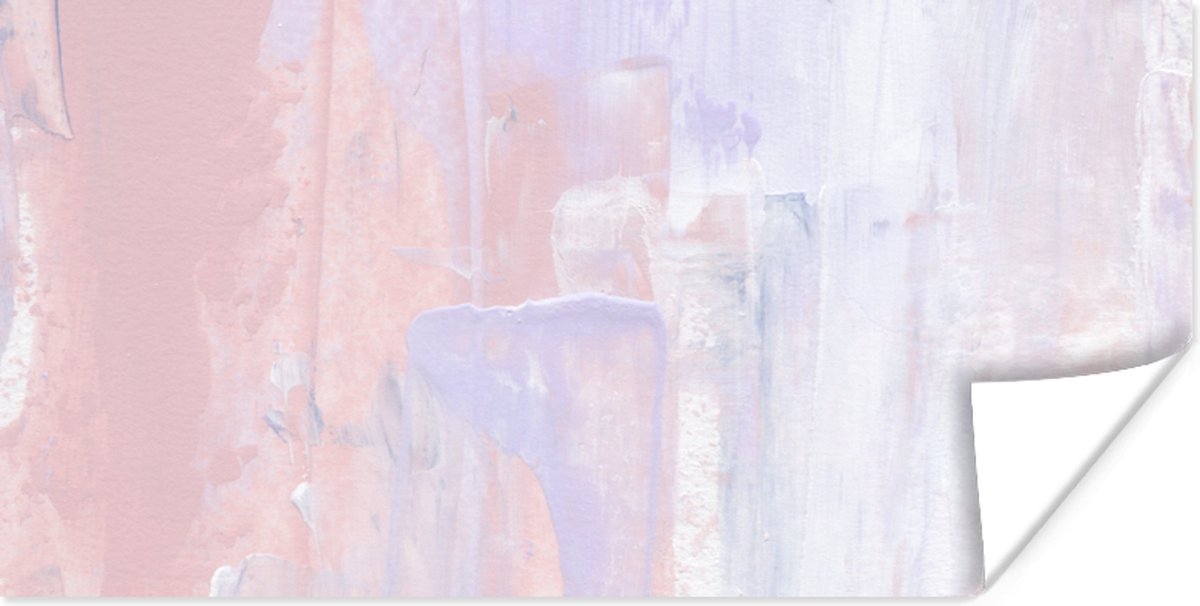 Poster Verf - Pastel - Design - 150x75 cm