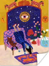 Poster Vrouwen - Psychedelic - Hippie - 30x40 cm