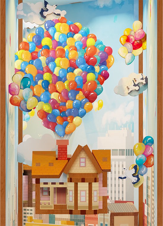 Tonecheer Book Nook : Voyagez avec le vent | Casse-tête 3D en bois | Éclairé | Capteur | Maison miniature DIY | TQ126