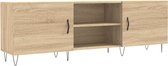 vidaXL-Tv-meubel-150x30x50-cm-bewerkt-hout-sonoma-eikenkleurig