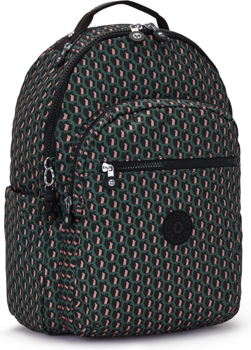 Kipling SEOUL Rugzak, 27 Liter, 15 inch laptopvak - 3D K Pink