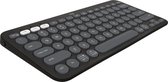Logitech Pebble Keys 2 K380s - Draadloos Toetsenbord - Bluetooth - Qwerty - Graphite