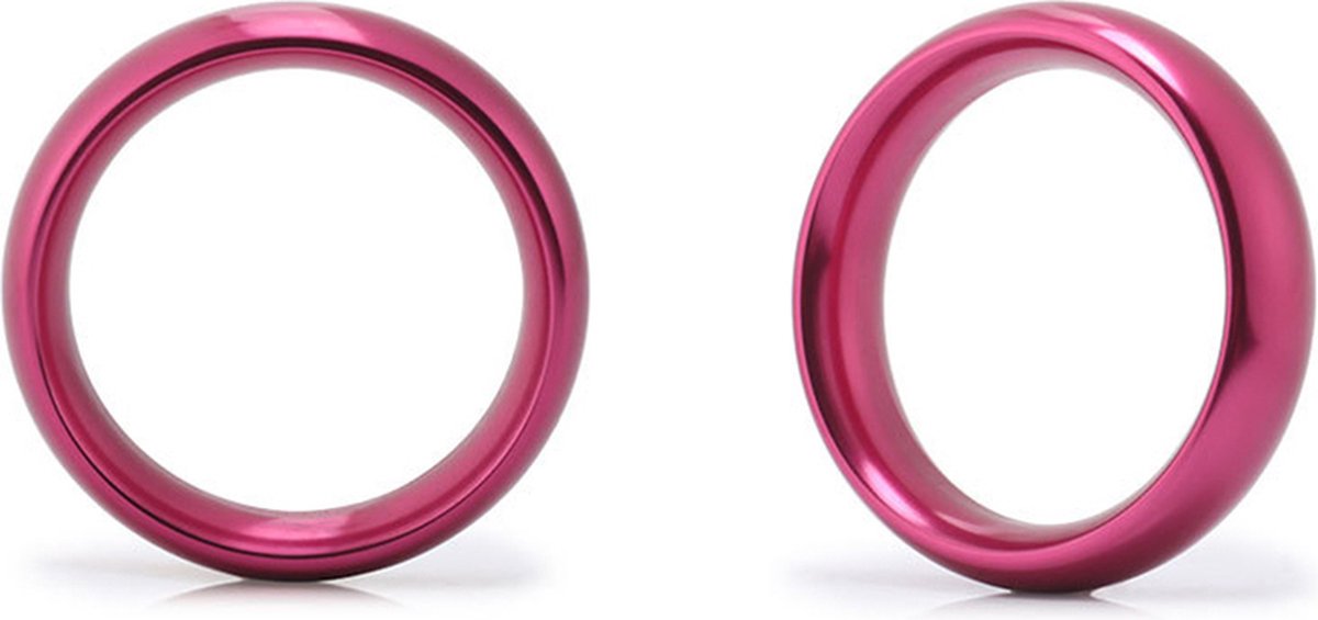 Goedkoopste Cockring Aluminum Donut Rood 40 mm