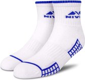 Nivia Club Sport Socks (White) | Material: Polyester | Ankle Length | Stretchable | Breathable | Comfortable | Soccer Socks | Sports Socks