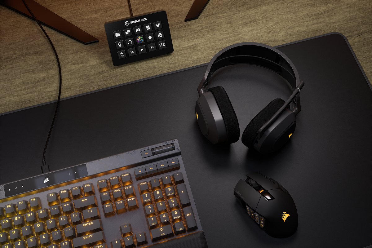 Corsair HS80 MAX Draadloze Headset - Staalgrijs - PC, Mac & PS5/PS4 thumbnail 7