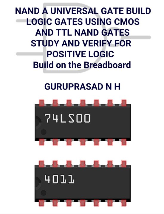 NAND A UNIVERSAL GATE BUILD LOGIC GATES USING CMOS AND TTL NAND GATES ...