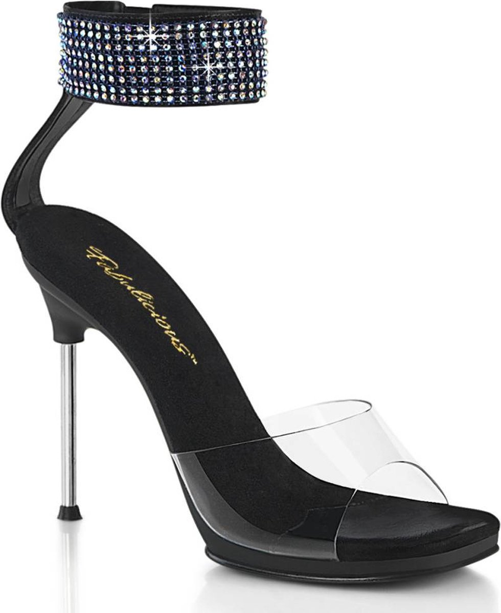 Fabulicious - CHIC42 Sandaal met enkelband - US 10 - 40 Shoes - Zwart