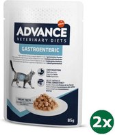 Advance veterinary diet cat gastroenteric spijsvertering kattenvoer 2x 12x85 gr