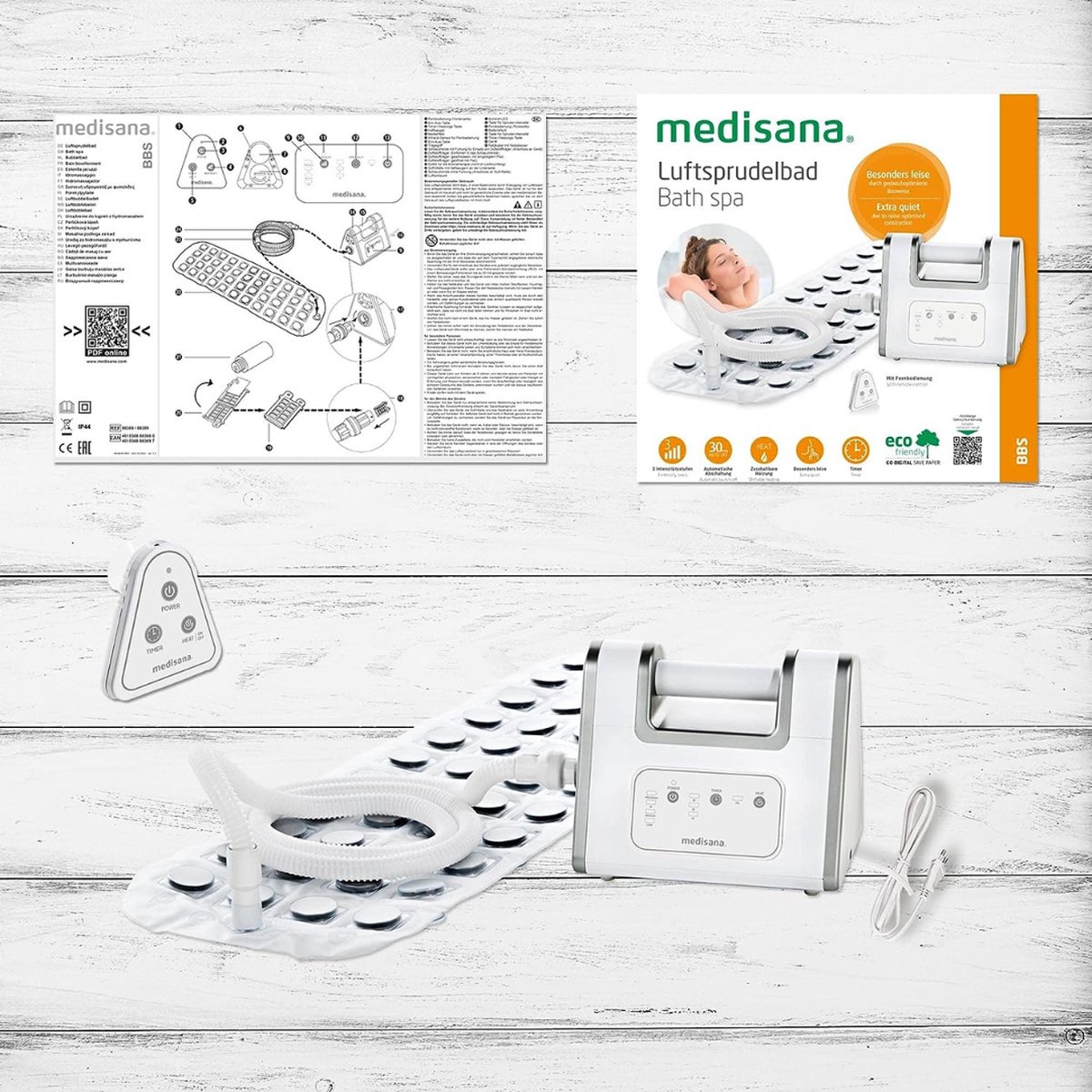 Bubbelbadmat 3 In 1 - Jacuzzi Mat Complete Set - Bubbelbadmat Voor In Bad - 100% Relax Heid Garantie - 3 Standen - Incl. Afstandsbediening — cadeau in Cadeau-ideeën - foto 7